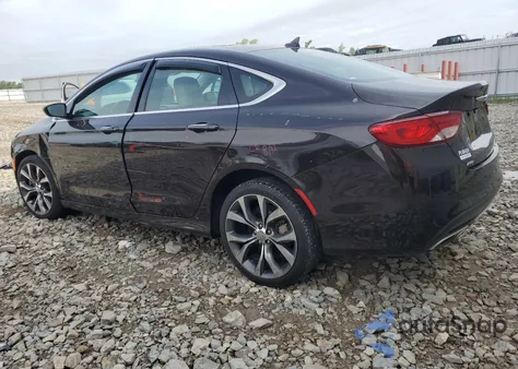 2015 Chrysler 200 C from USA, damaged, VIN 1C3CCCEG5FN648803